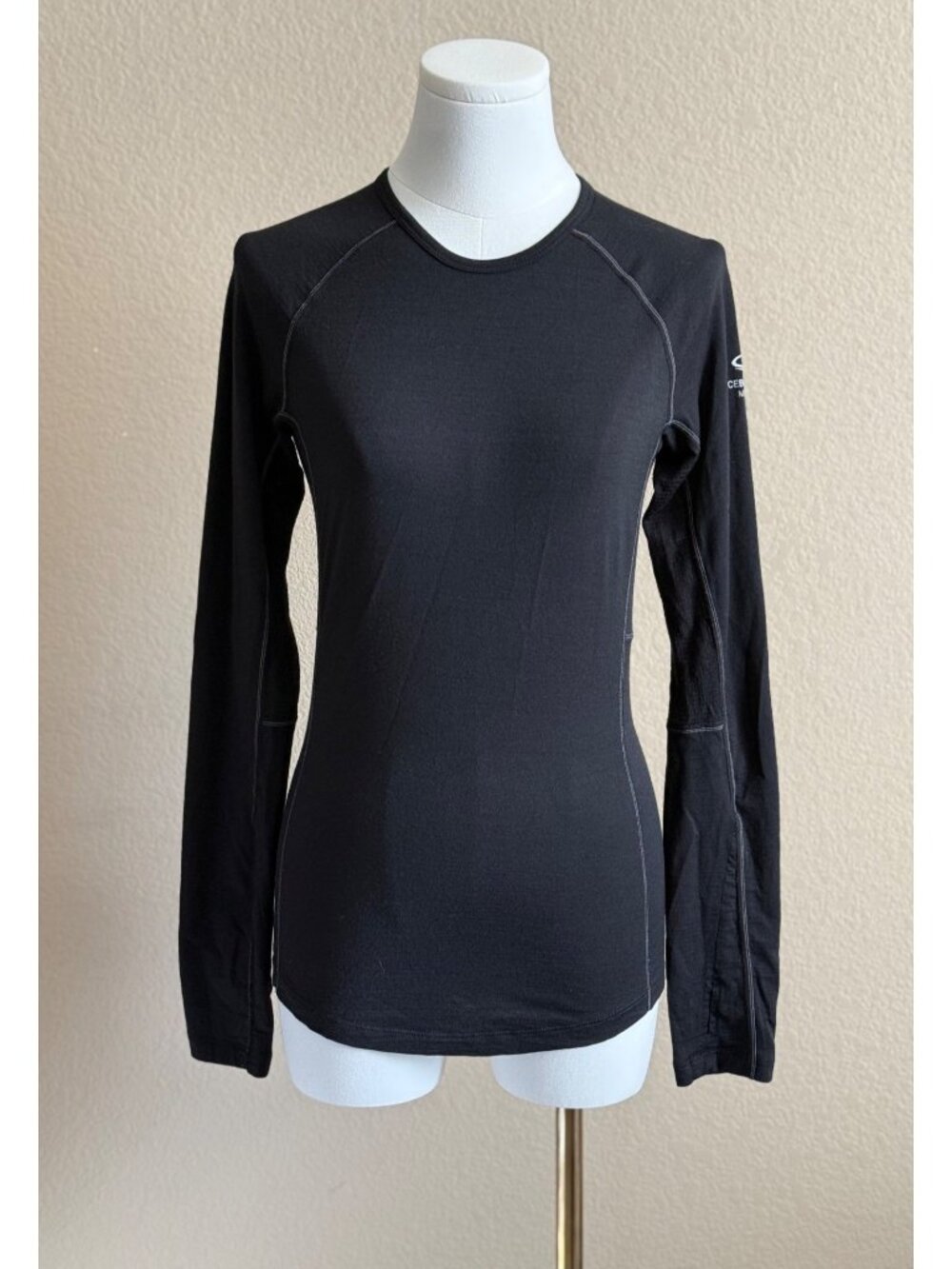 Icebreaker Merino Women's Body Fit Zone Long Sleeve Top Black